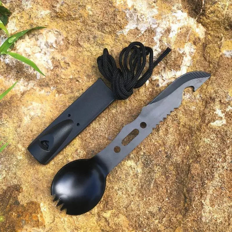 Camping Outdoor Stainless Steel Cutlery Set