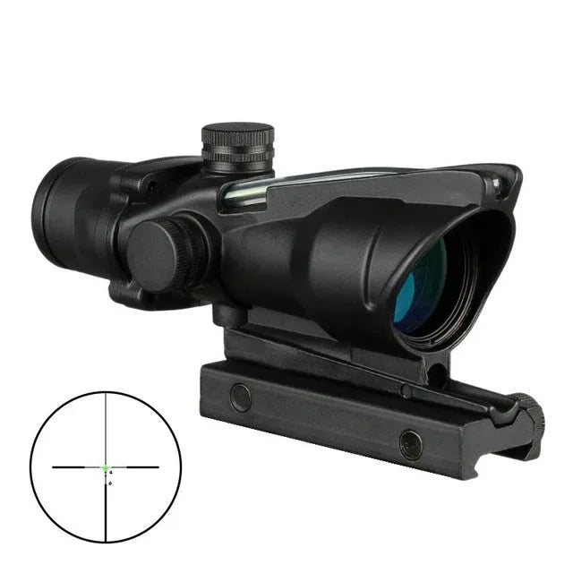 Tactical Hunting Riflescope - Red Dot Illuminated Optical Sight