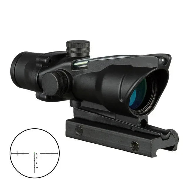 Tactical Hunting Riflescope - Red Dot Illuminated Optical Sight