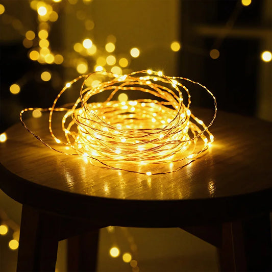 50/100/200/300 LED Solar Outdoor String Lights