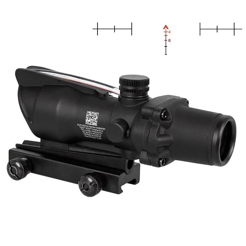 Tactical Hunting Riflescope - Red Dot Illuminated Optical Sight