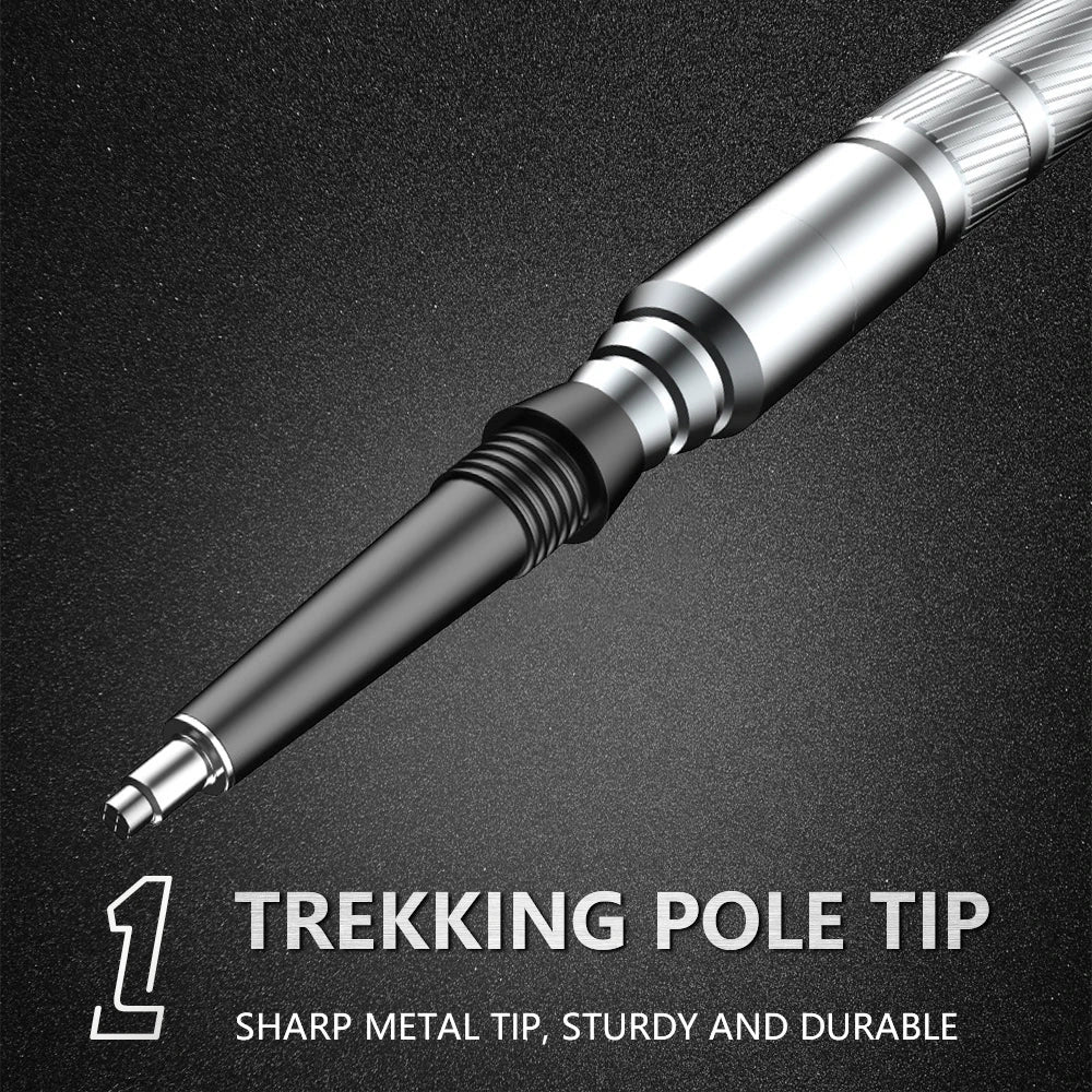Multifunction Trekking Poles - Collapsible, Lightweight