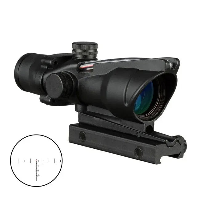 Tactical Hunting Riflescope - Red Dot Illuminated Optical Sight
