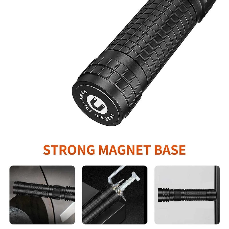 3-In-1 USB Rechargeable LED Flashlight Set