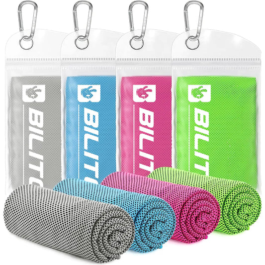 4-Pack Superfiber Cooling Towel Set