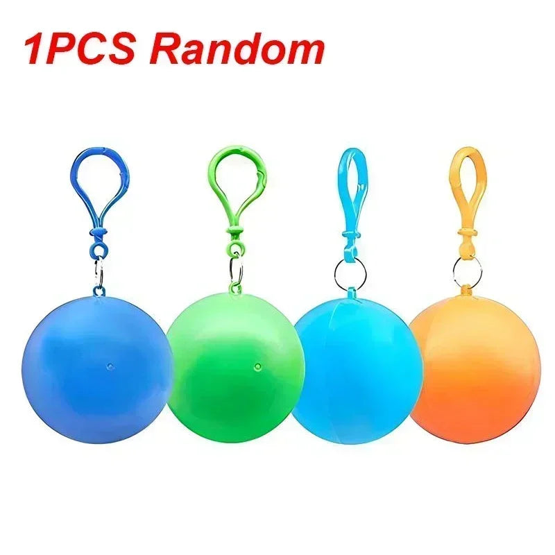 Portable Keyring Rain Poncho