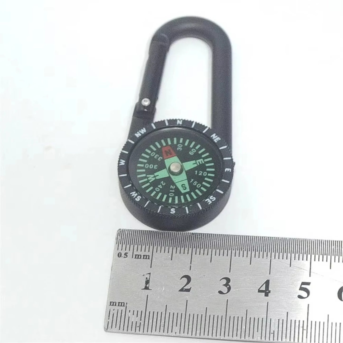 Mini, Lightweight Compass / Carabiner