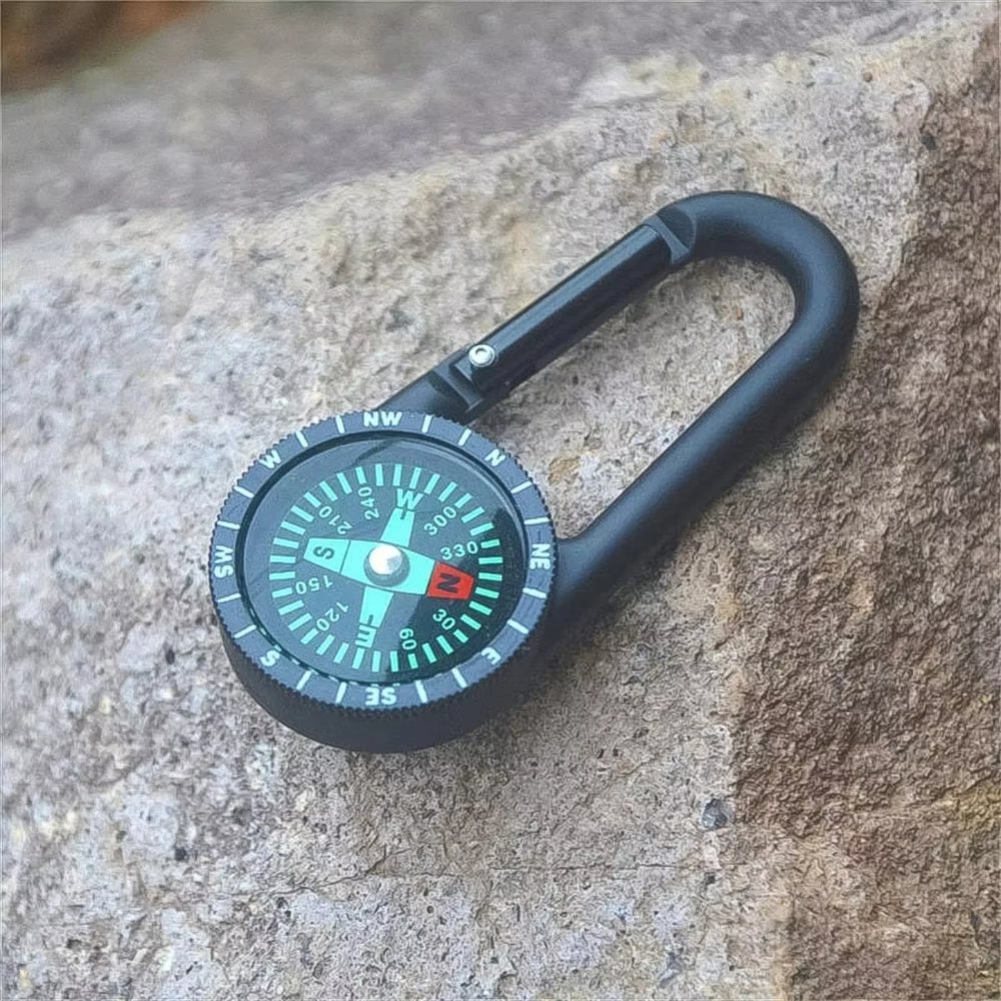 Mini, Lightweight Compass / Carabiner