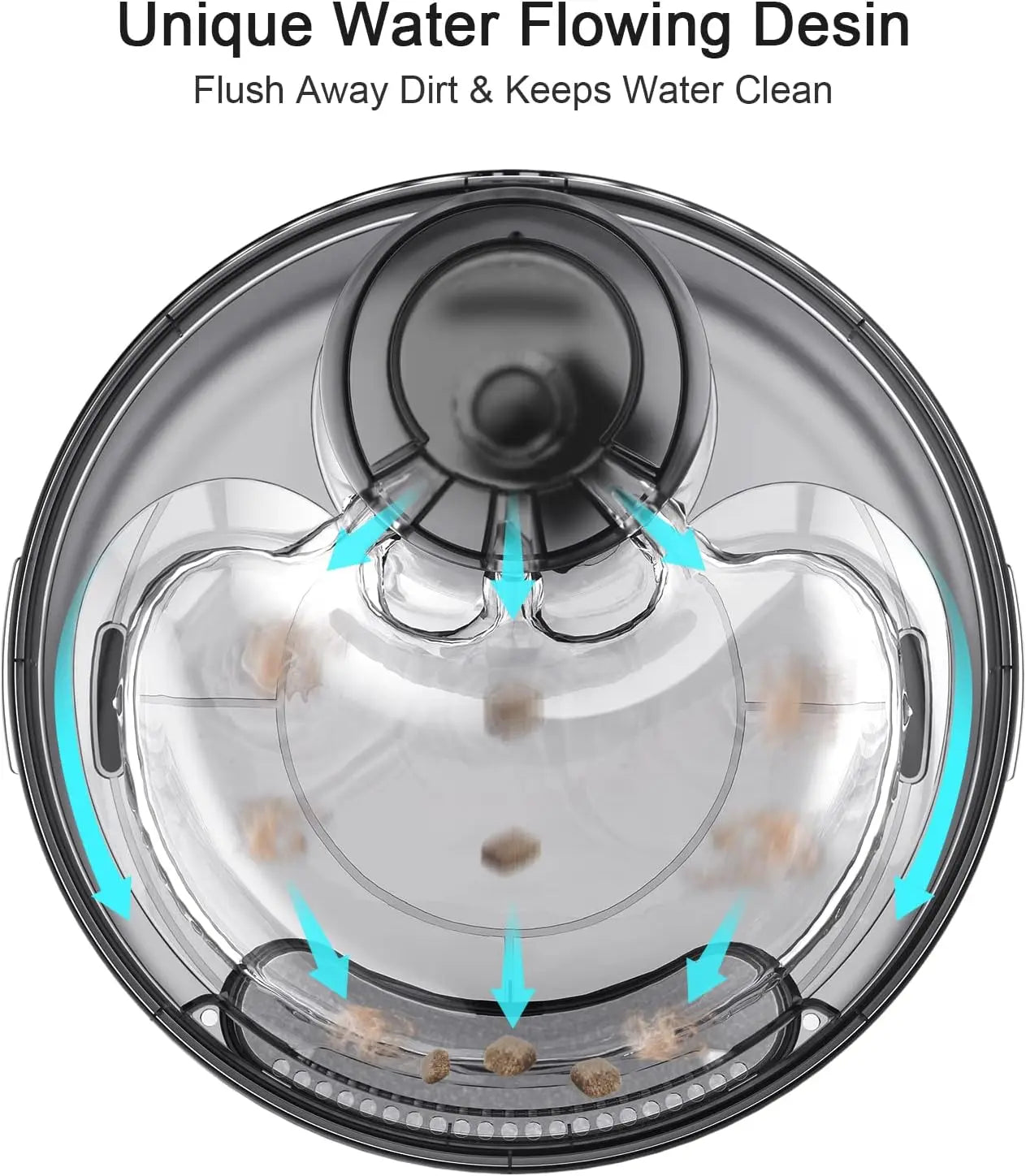 Large Automatic Pet Water Fountain, 170oz/1.3Gallon/5L