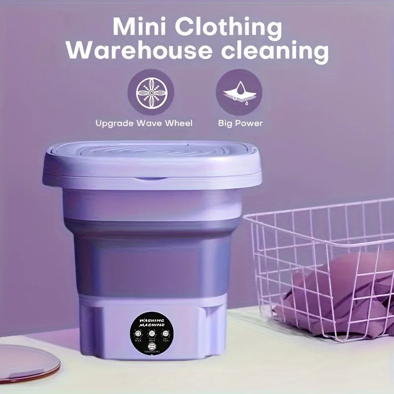 8L Portable Washing Machine with Spin Dryer