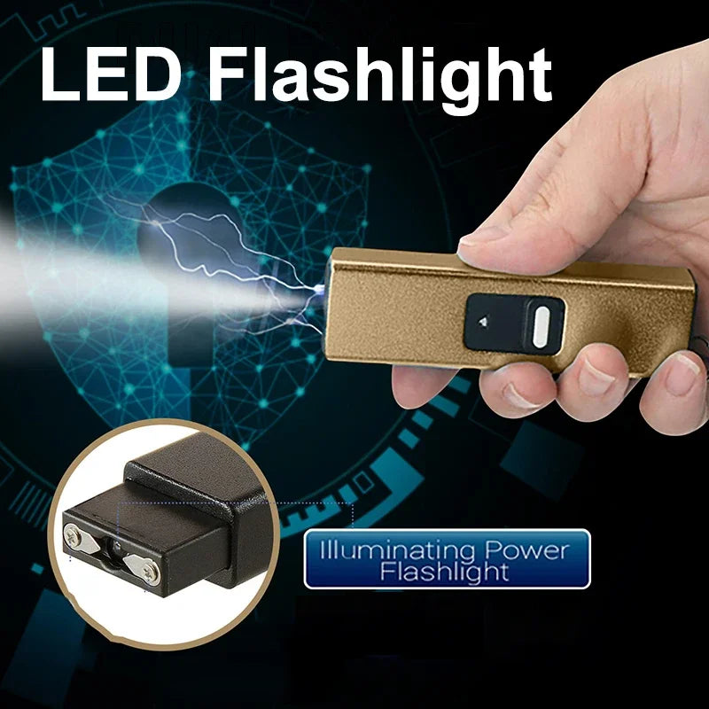 Rechargeable Mini Self-Defense Flashlight