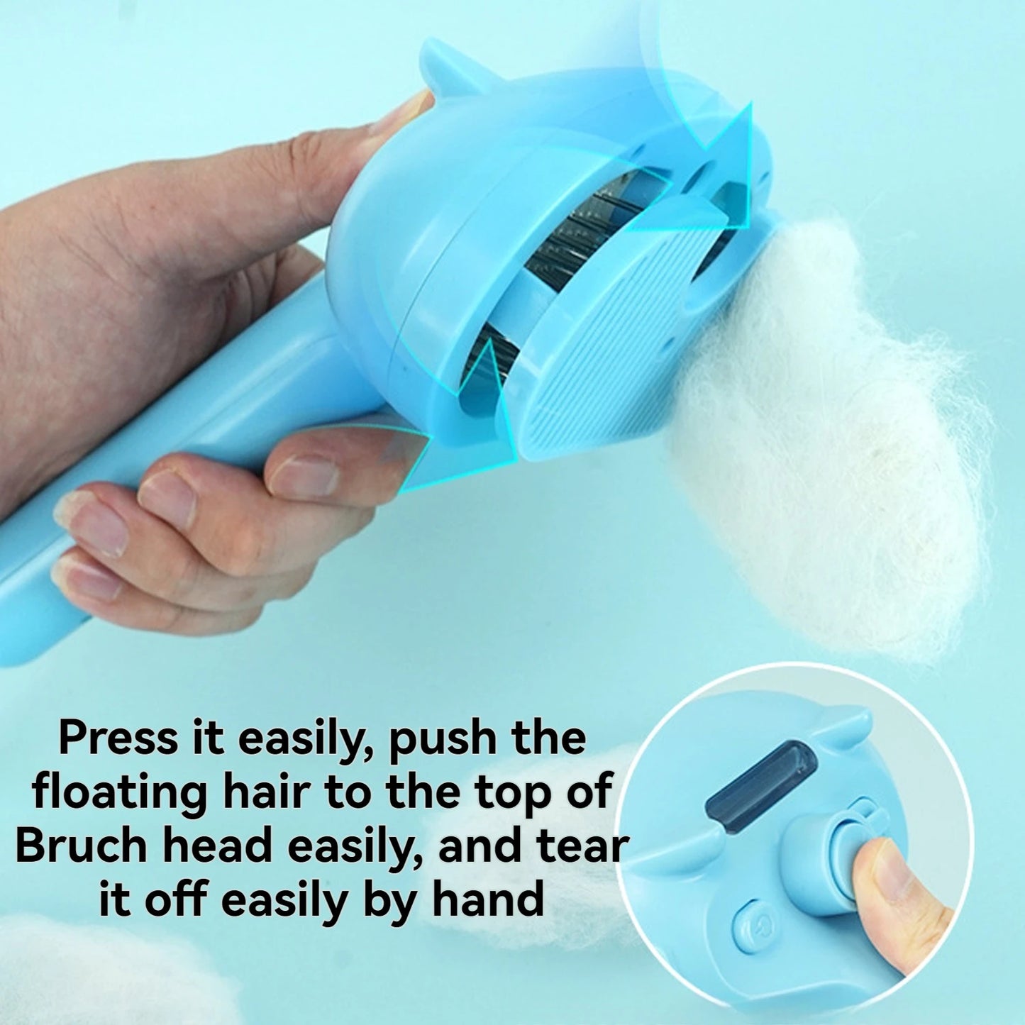 Steam Cat Brush,  Pet Hair Cleaning Misting CombCat Brushes for Indoor Cats,  Cat Hair Brush Cat Grooming Deshedding Brush