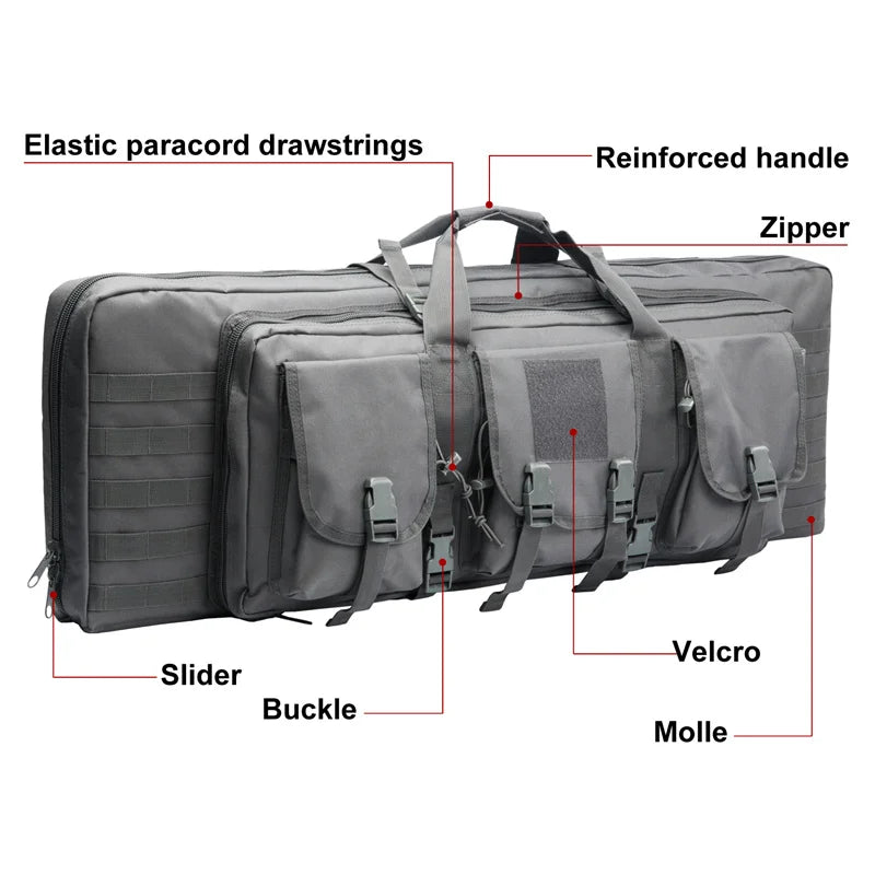 Tactical Double Airsoft Gun Case / Hunting Backpack