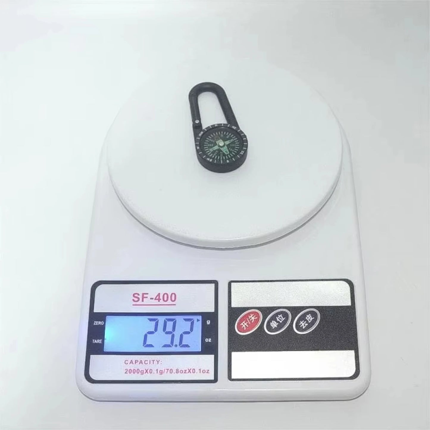 Mini, Lightweight Compass / Carabiner