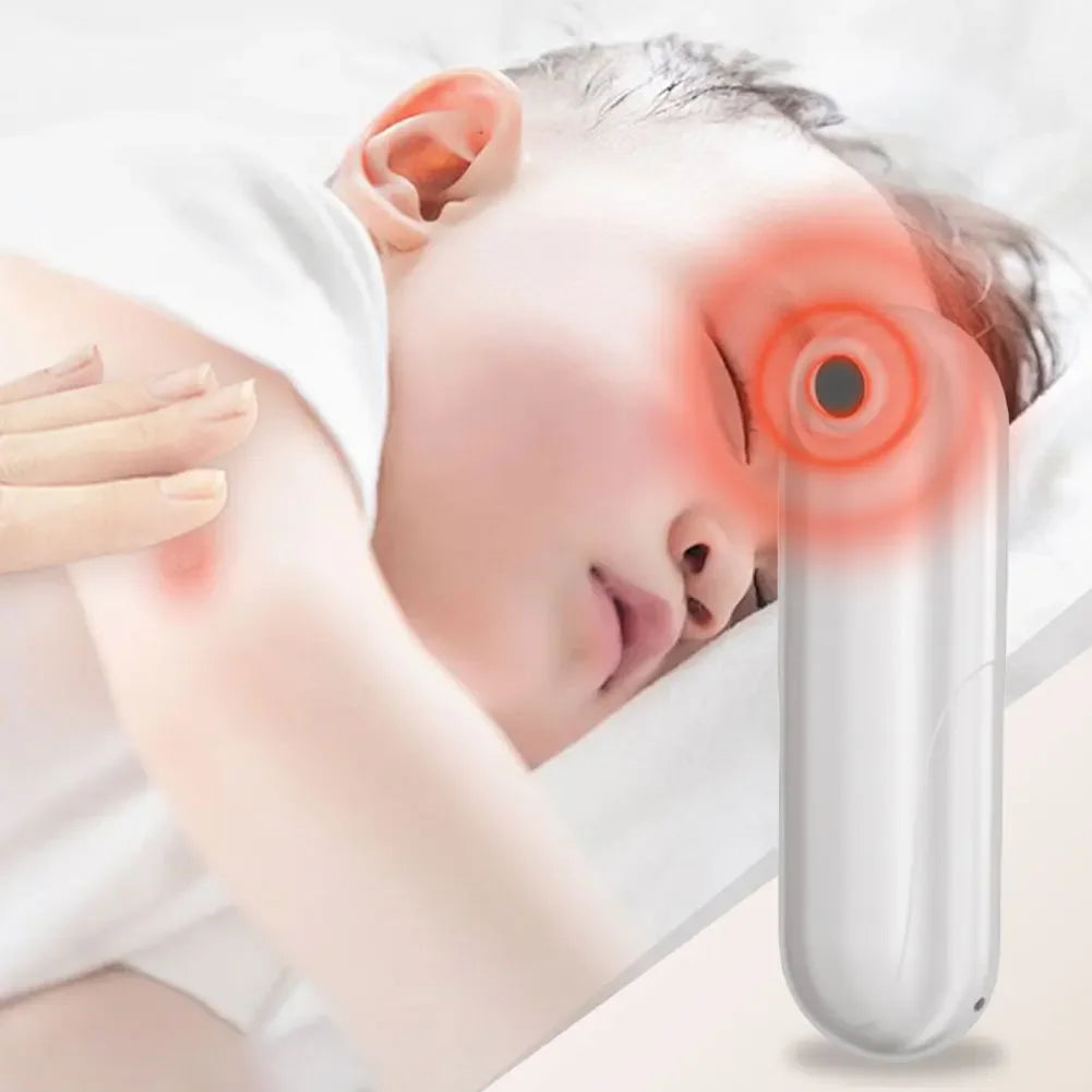 Portable Mosquito Insect Bite Relieve Itching Pen Natural Electric Insect Bite Healer Chemical-Free for Camping Travel Outdoor