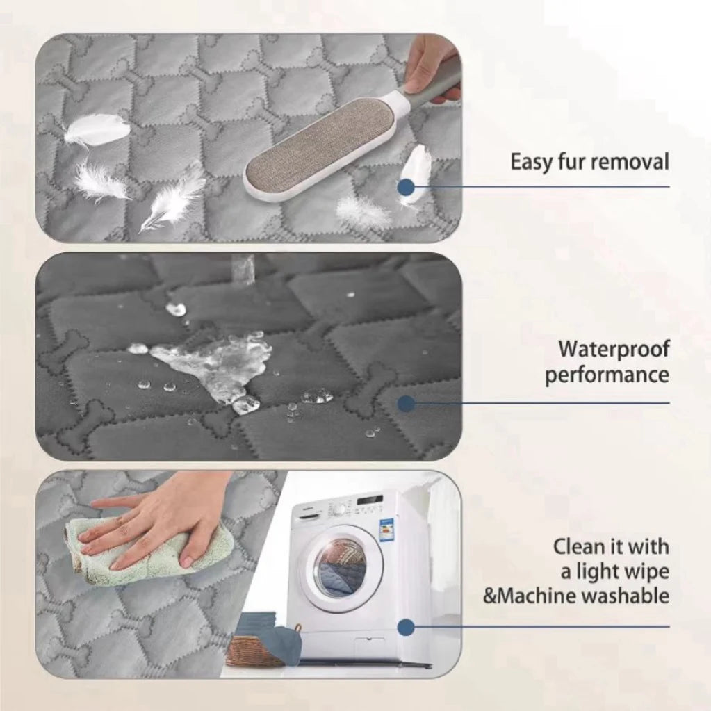 Extra Large, Reversible, 100% Waterproof Pet Blanket / Bed