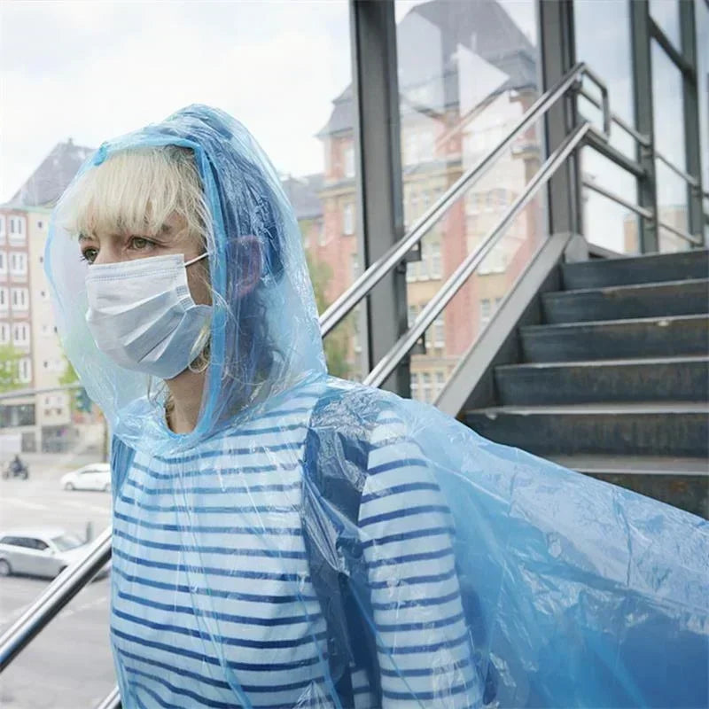 Portable Keyring Rain Poncho