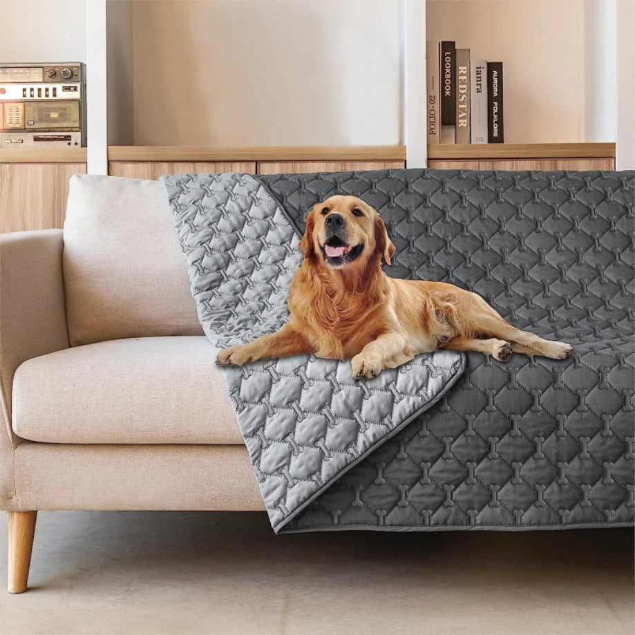 Extra Large, Reversible, 100% Waterproof Pet Blanket / Bed