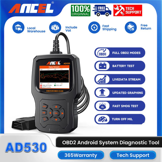ANCEL AD530 OBD2 Professional Automotive Diagnostic Scan Tester