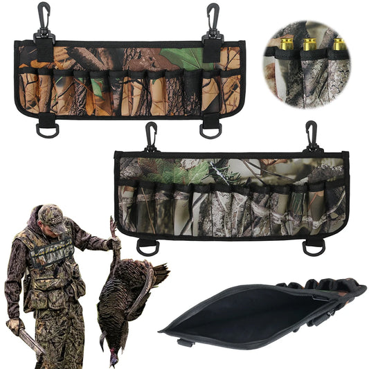 Waders Shell Holder Camo Neoprene Wader Shell Clip with 24 Shell Loops Outdoor Waist Bag for Marsh Duck Hunting