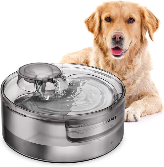 Large Automatic Pet Water Fountain, 170oz/1.3Gallon/5L