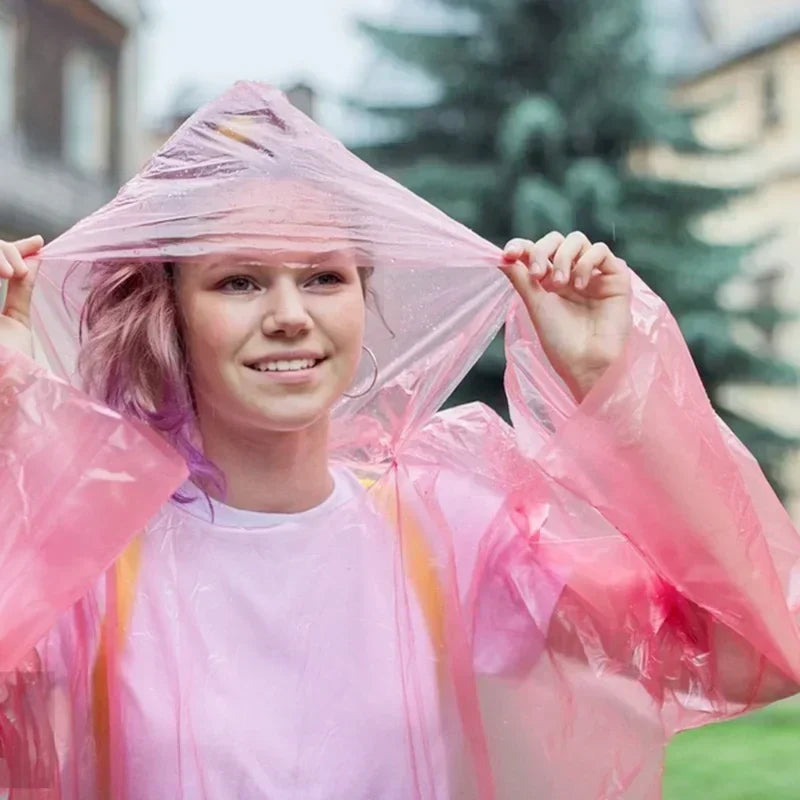 Portable Keyring Rain Poncho